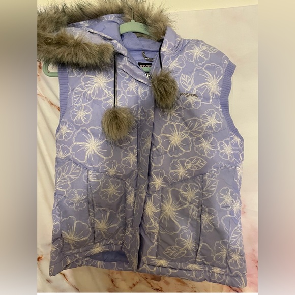 Jansport Jackets & Blazers - NWOT Vintage Jansport Hawaiian Floral Winter Vest